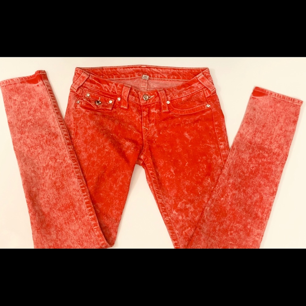 True Religion Acid Wash Jeans